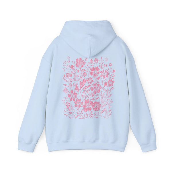Pink Wildflower Hoodie