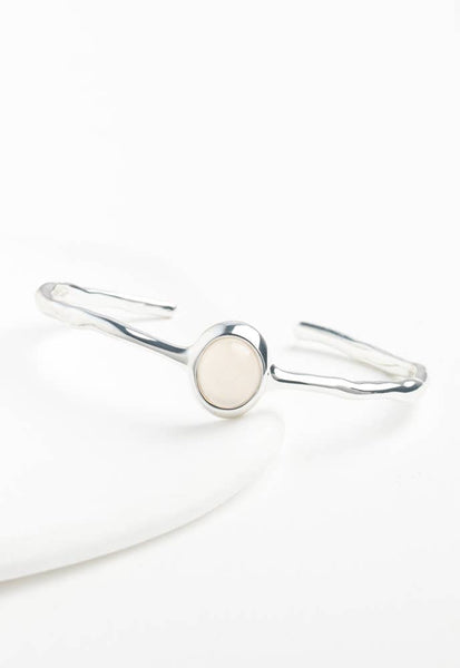 Serene Agate Cuff Bracelet