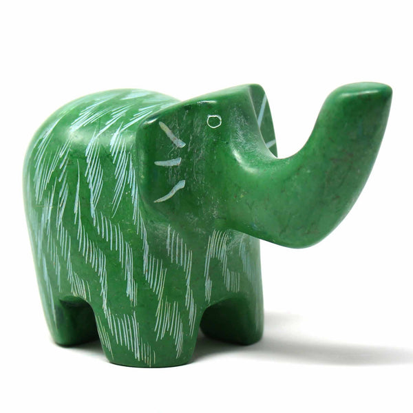 Soapstone Elephants  Medium 2.5" - 3"