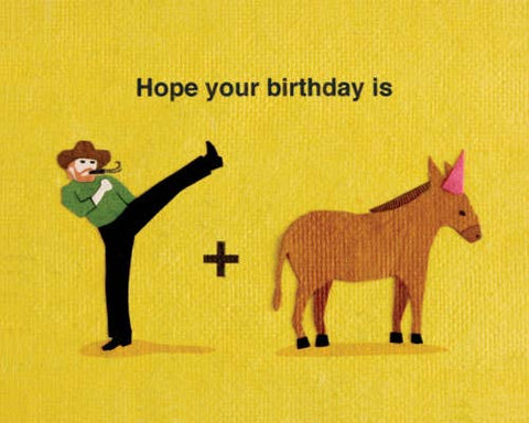 Kick Donkey Birthday