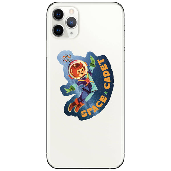Funny Clever Space Cadet Vintage Retro Vinyl Sticker