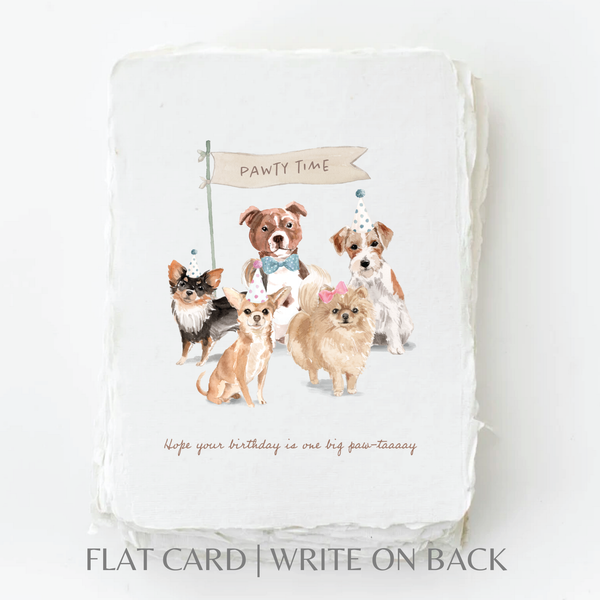Birthday Paw-tay Dogs | Eco-Friendly Greeting Card