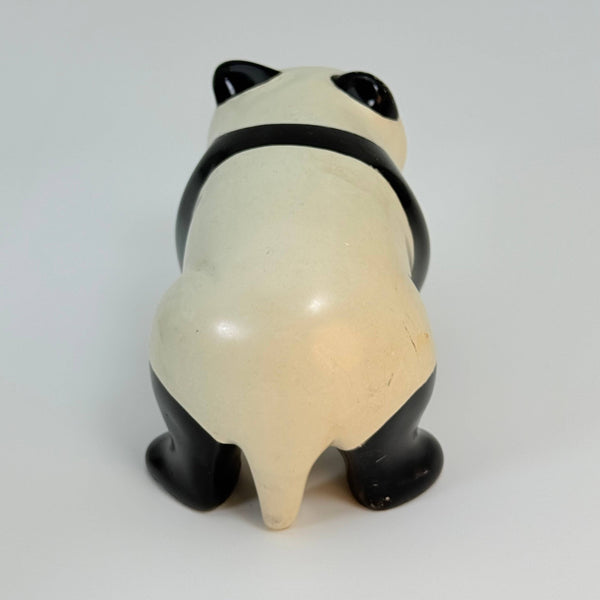 Soapstone Panda Bear Cuddly, 4.75"