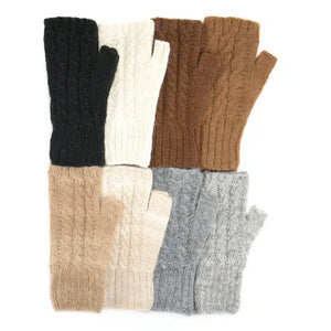 100% Hand-spun Alpaca Handwarmers