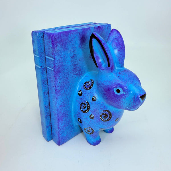 Soapstone Rabbit Bookend (miniature) 7.5" One-of-a-kind