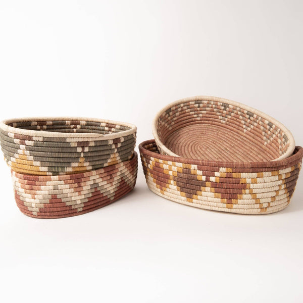 Zig Zag Bread Basket ~ Elevate Collection