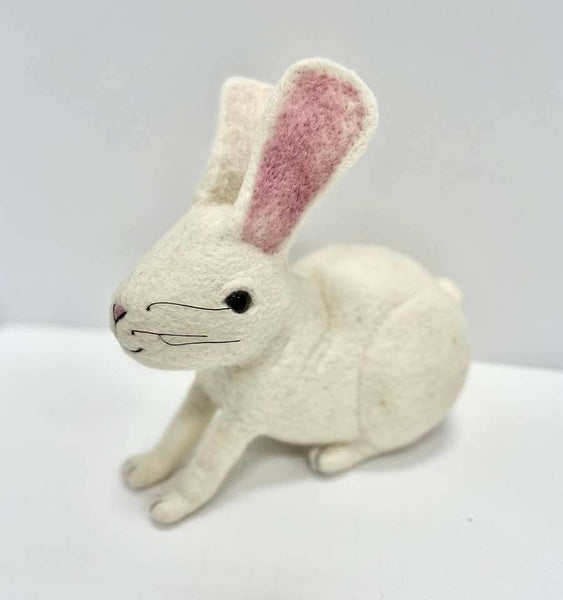 Felt White Bunny