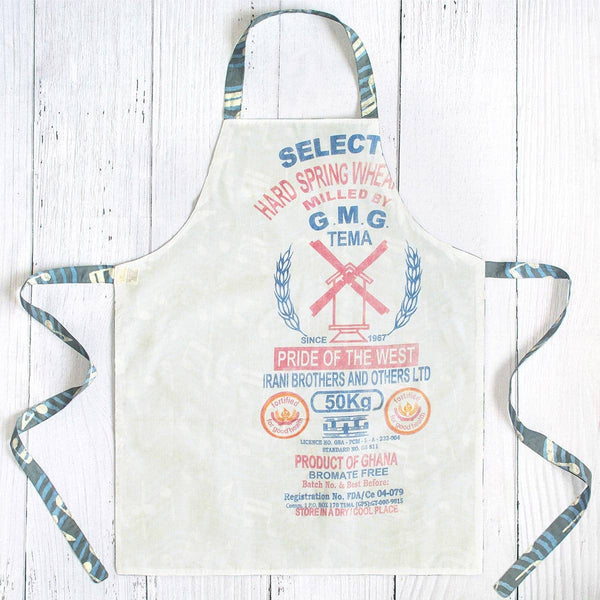 Apron Reversible: Dragonfly - Navy-Organic