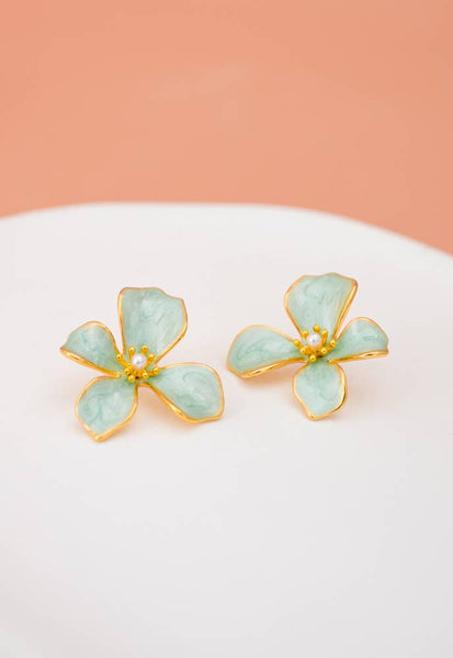 Hope in Bloom Flower Earrings