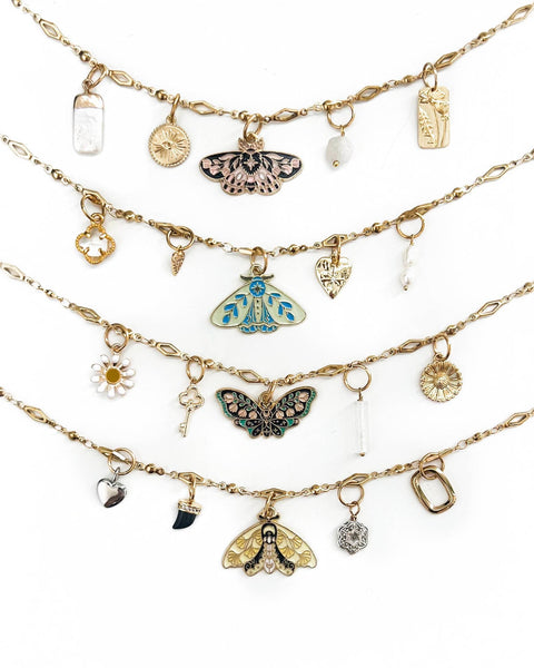 Fefe Butterfly Charm Necklace || Choose Style
