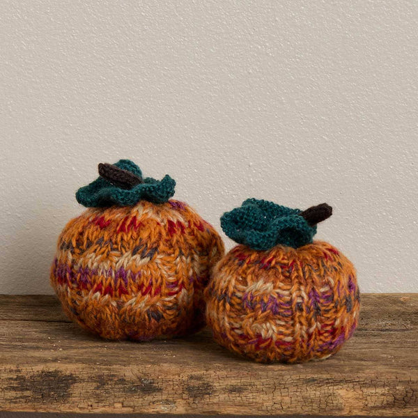 Remnant Knit Fall Pumpkins