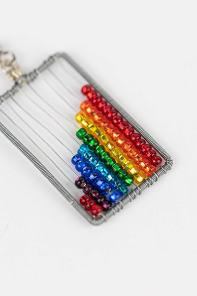 Rainbow Abacus Earrings