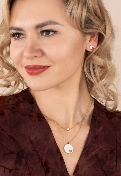 Journey Together Necklace Set in Mother of Pearl