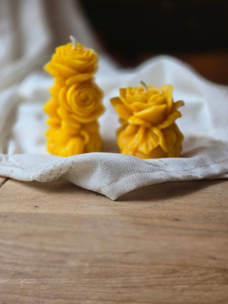 Blooming Roses Set | Beeswax Candles