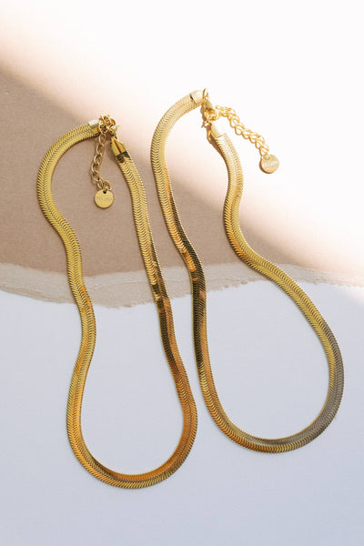 Mia Herringbone Necklace
