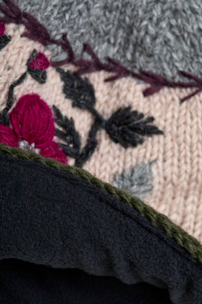 Color Block Dark Forest Beanie