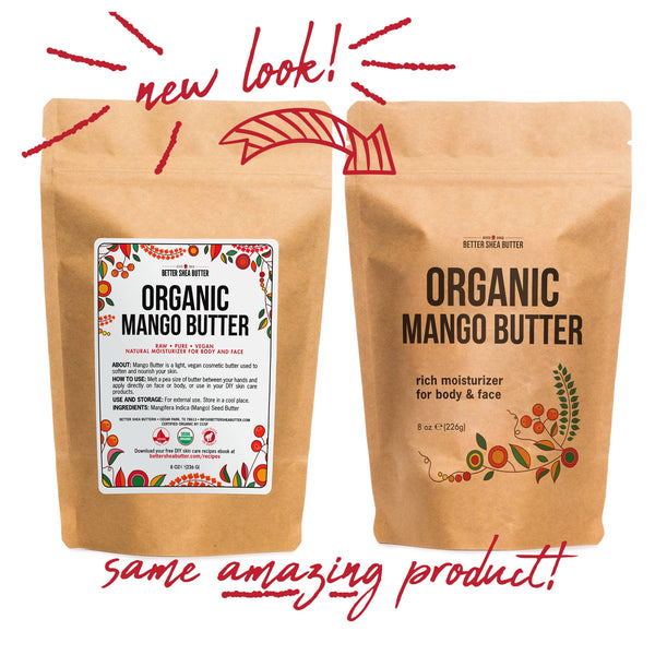 Organic Mango Butter for Skincare & Body Butter (Small)