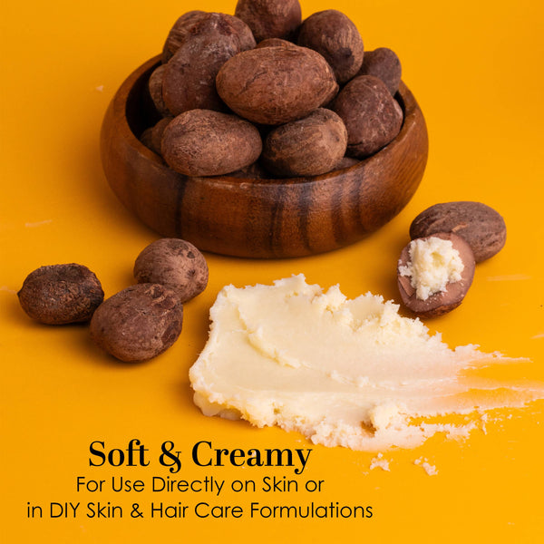 Raw Shea Butter for Skincare & Body Butter Unrefined (Jar)
