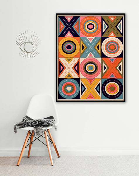 XO - Hugs & Kisses Print