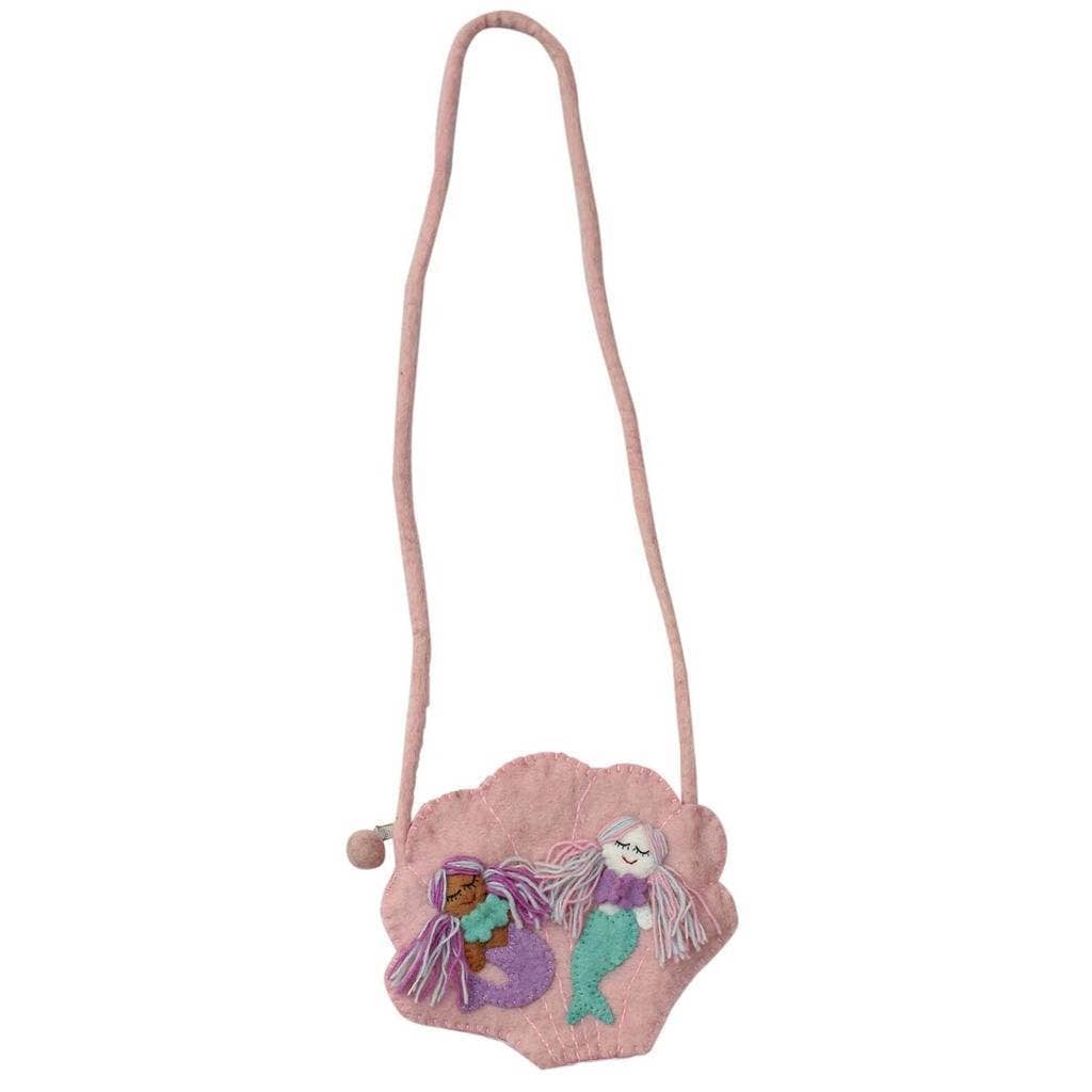 Mermaid Felt Shoulder Bag