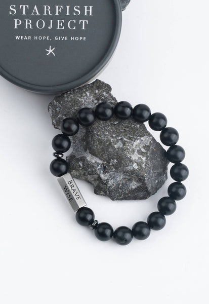 The Pillar Bracelet – Matte Black