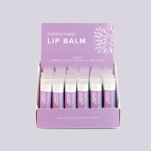 Organic Shea Butter & Beeswax Lip Balm | Lavender