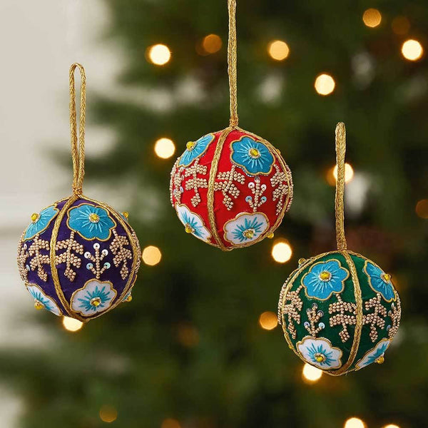 Zardosi Ball Ornaments