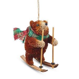 Skiing Buri Bear Ornament