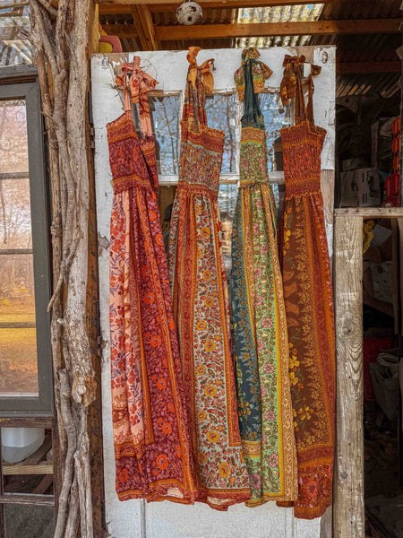 Boho Floral Printed Jumpsuit Pants 2 in 1, Free Spirit Style