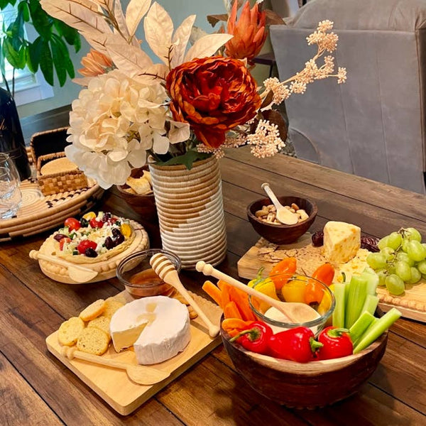 Charcuterie Set in a Banana Leaf Box