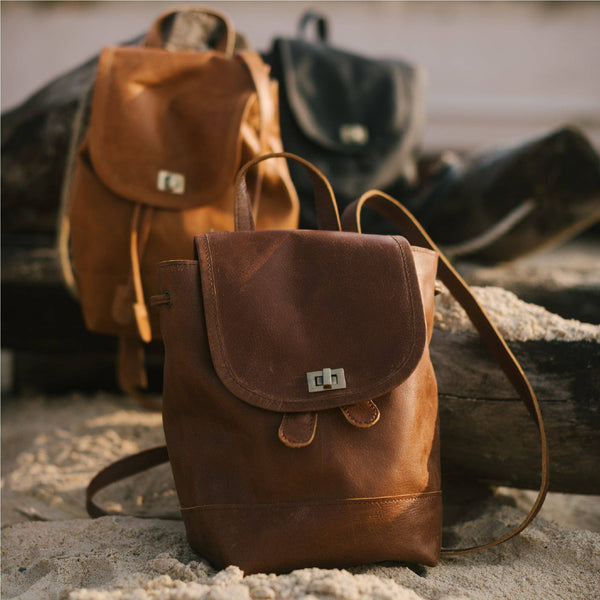 Mini Foldover Backpack - Vintage