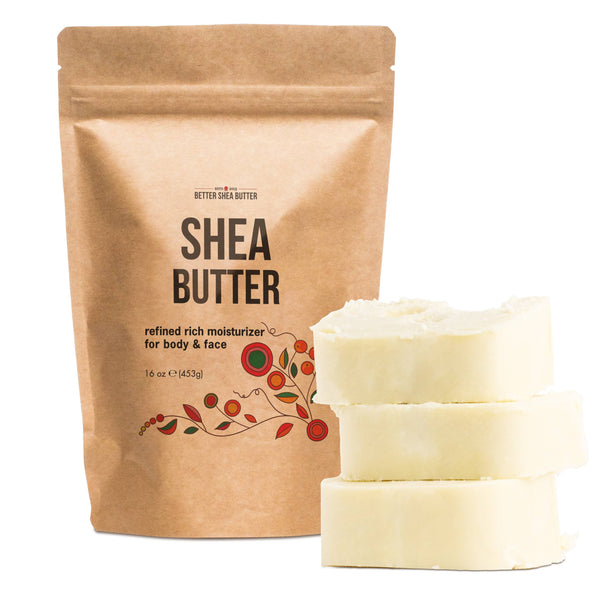 Refined Shea Butter for Skincare & Body Butter (Large)