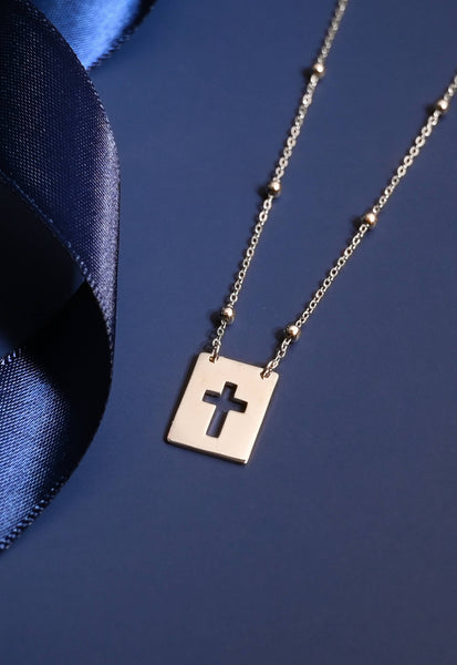 Sanctuary Sterling Silver Cross Necklace