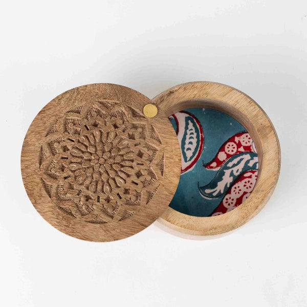 Khazaana Mango Wood Keepsake Box *