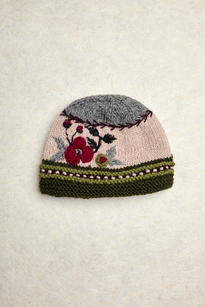 Color Block Dark Forest Beanie