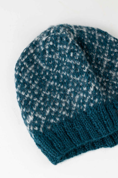 * Toasty Teal Knit Hat