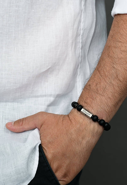 The Pillar Bracelet – Matte Black