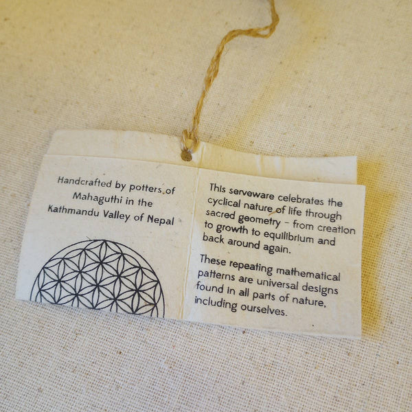 Sacred Geometry Dipping Bowl - Flower of Life