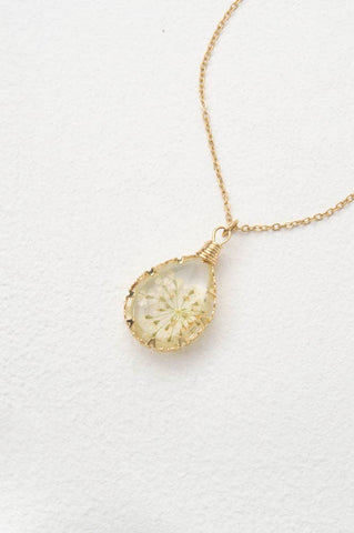 Bloom Necklace- Gold Plated Teardrop Necklace