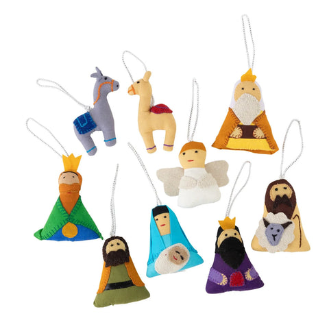 Nativity Ornament Set