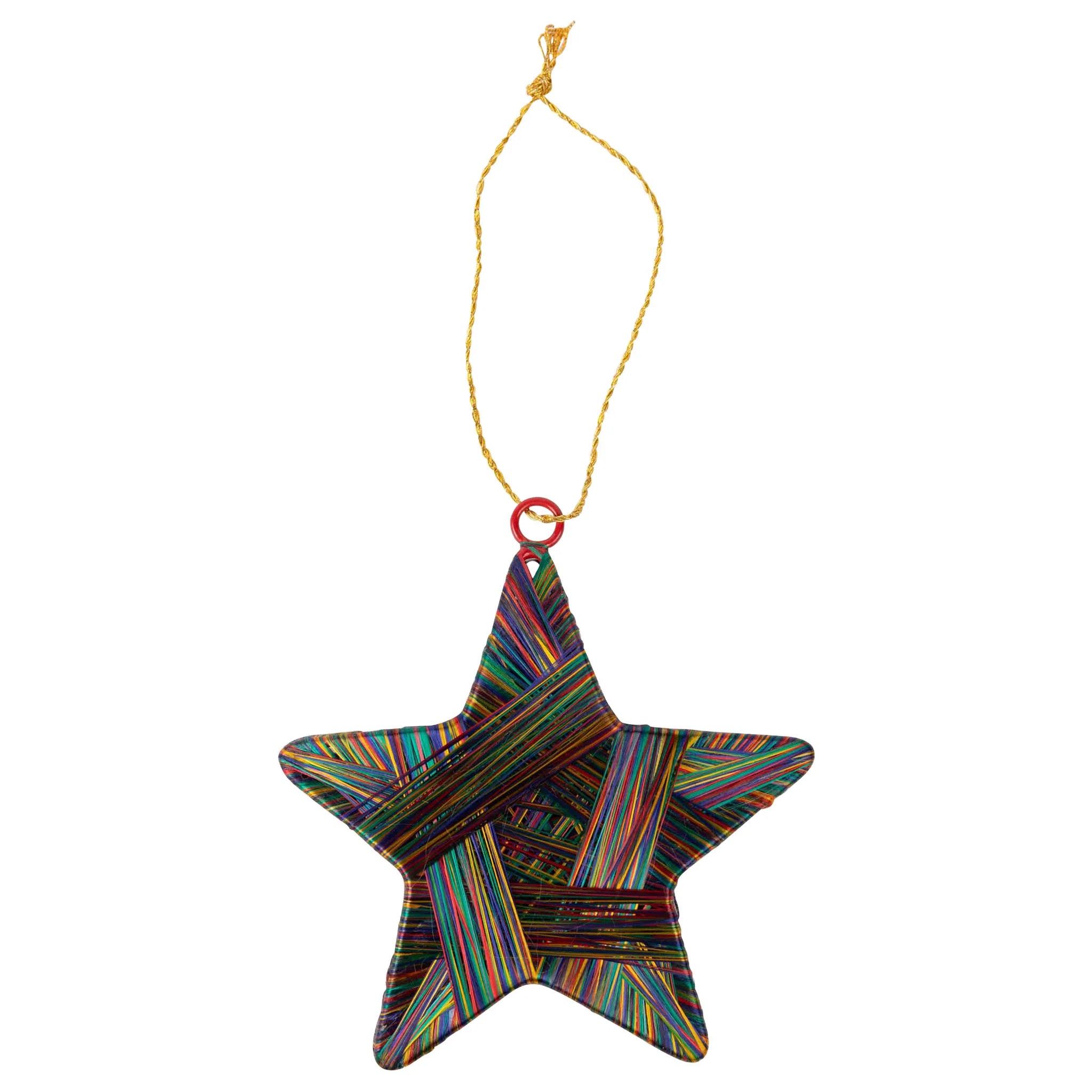 Silk Star Ornament