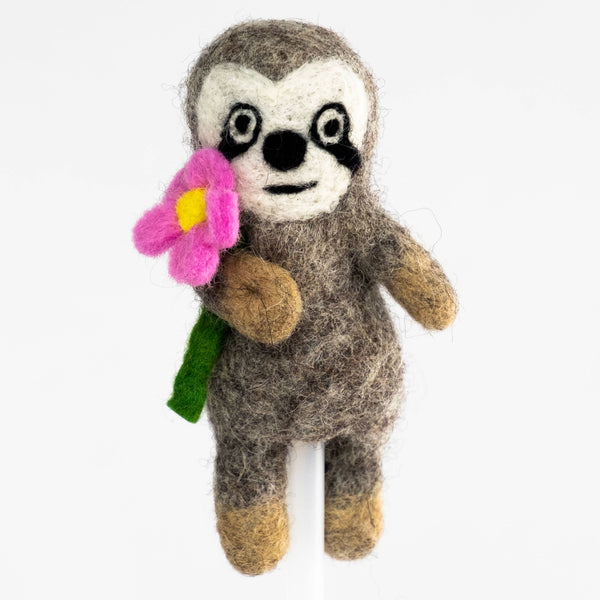 Felt Finger Puppets Sloth