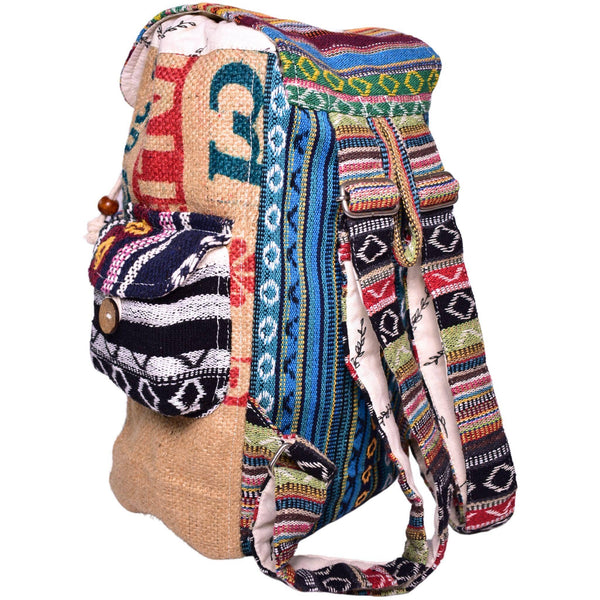 Mini Recycled Travel Backpack Agra Special