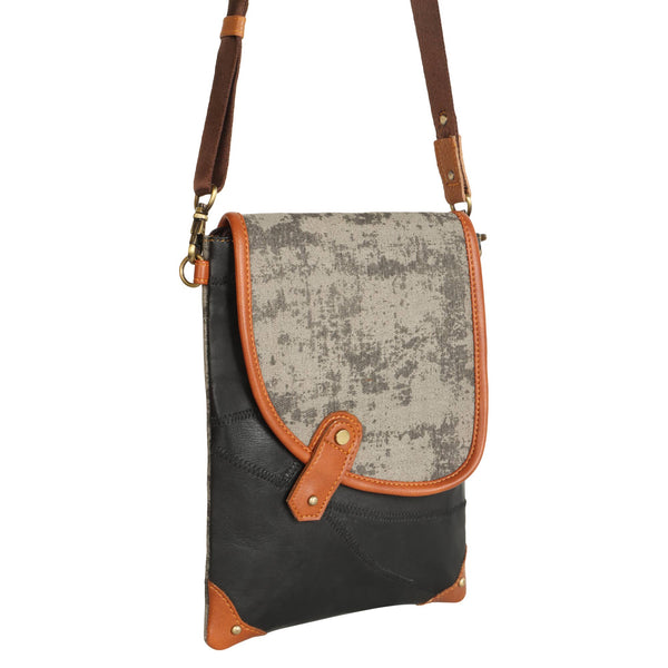 Noho Crossbody Bag w/ Hidden CC Holder - Carbon Grey