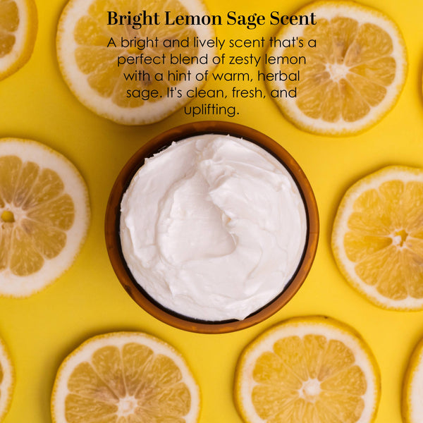 Body Butter with Shea Butter & Essential Oils – Lemon Sage