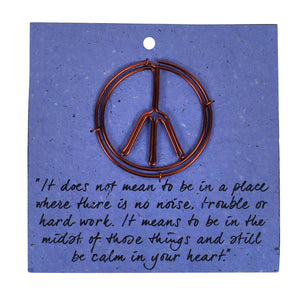 Peace Bookmark