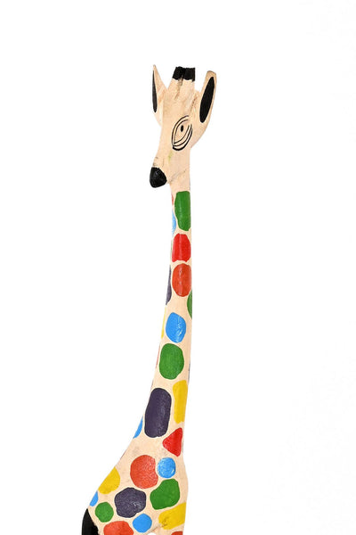 Small Stained Glass Print Jacaranda Giraffe