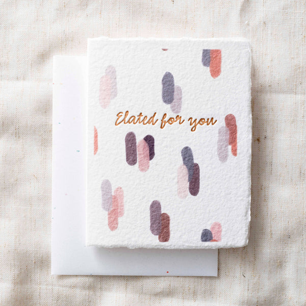 Final Stock | Elated for You | Congratulations Greeting Card