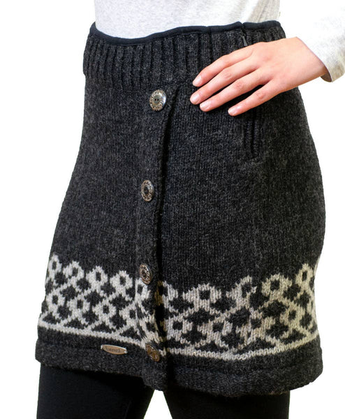 Dolomite Wool Skirt