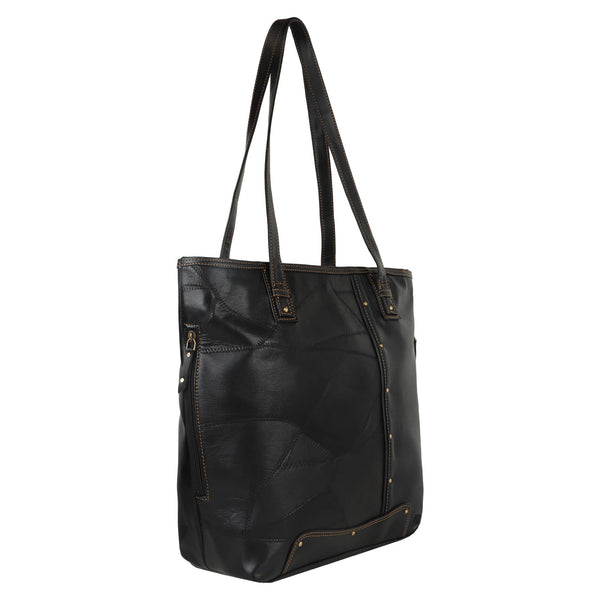 Evelyn Large Tote in Black - CCW